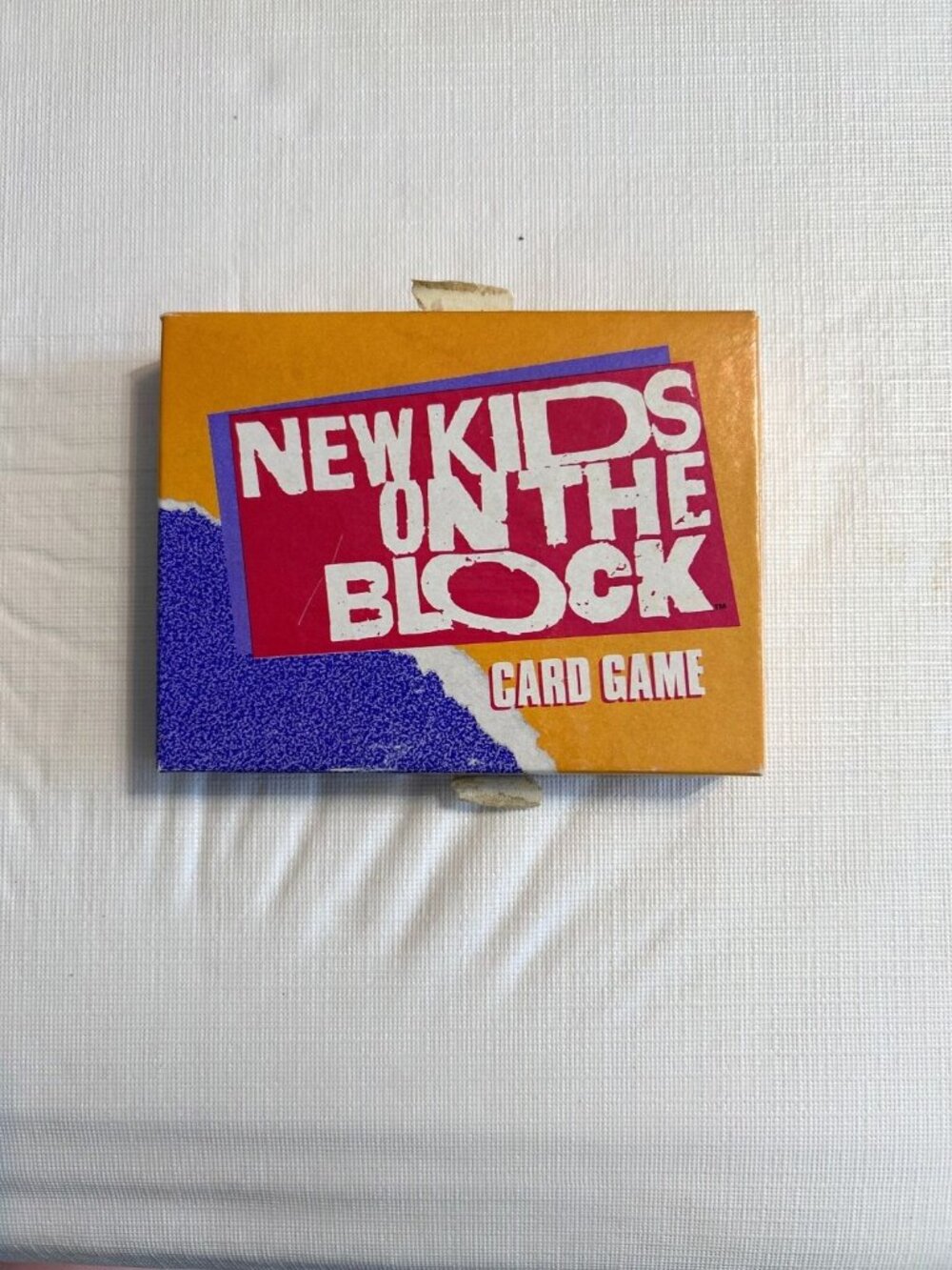 VINTAGE 1990 New Kids On The Block Card Game